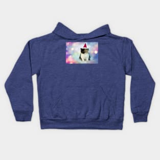 Christmas Kitten Kids Hoodie